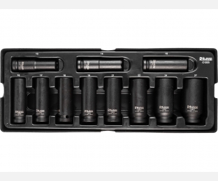 Richmann nasadki udarowe długie 1/2"" 13-27mm 11PC - C1223 wkład do szafki + tacka