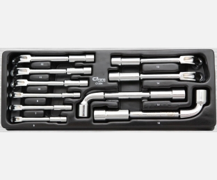 Richmann klucze fajkowe 6-19mm 10PC - C1204 wkład do szafki + tacka