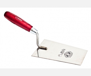 OLEJNIK KIELNIA TRAPEZOWA SZEROKA 180mm STAL NIERDZEWNA, RĄCZKA DREWNIANA